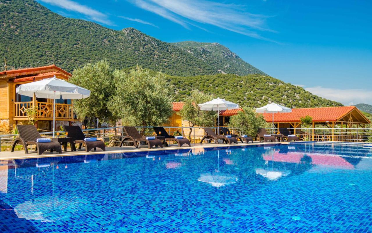 Doganin Ruhu Hotel & Bungalow Kaş Esterno foto