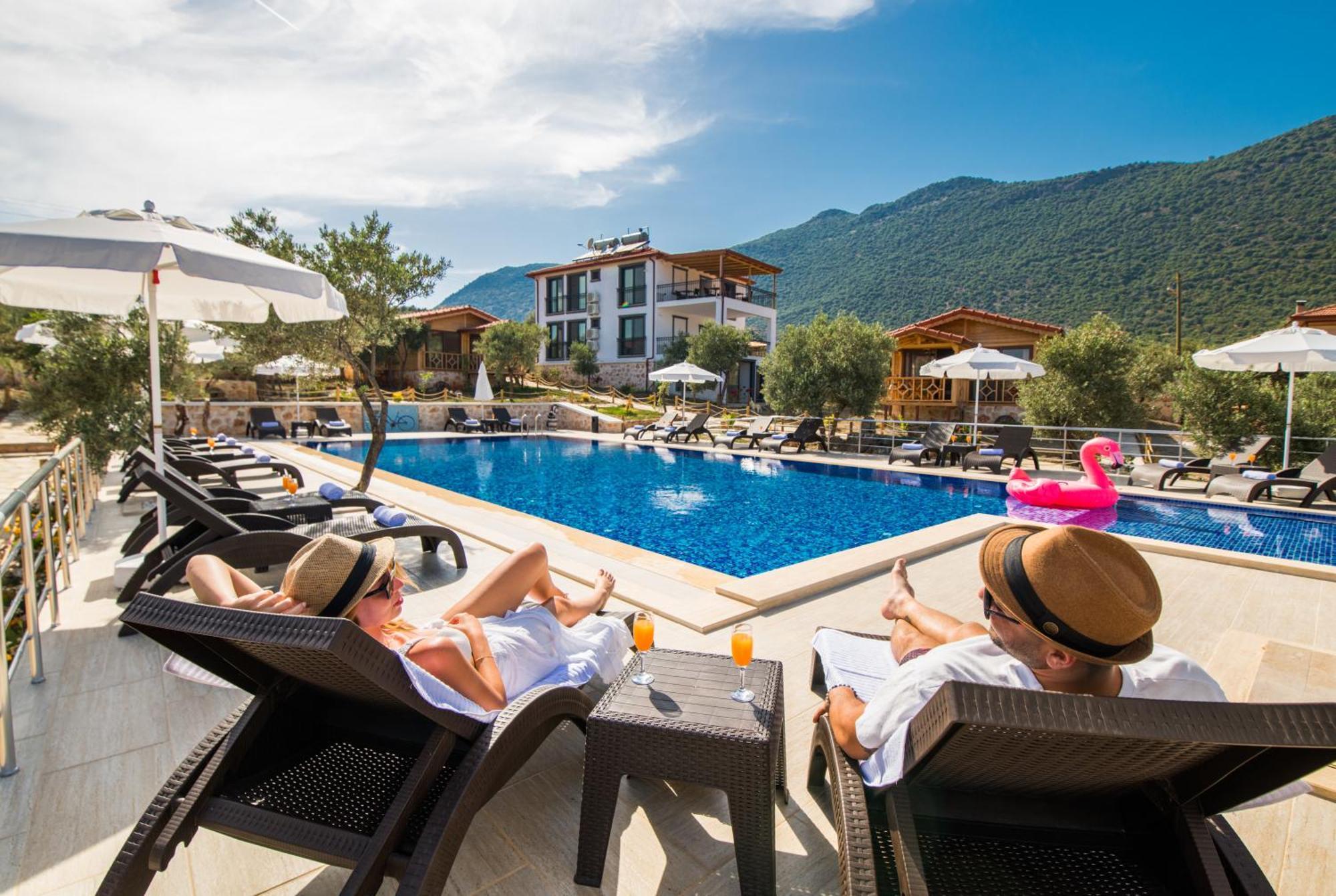 Doganin Ruhu Hotel & Bungalow Kaş Esterno foto