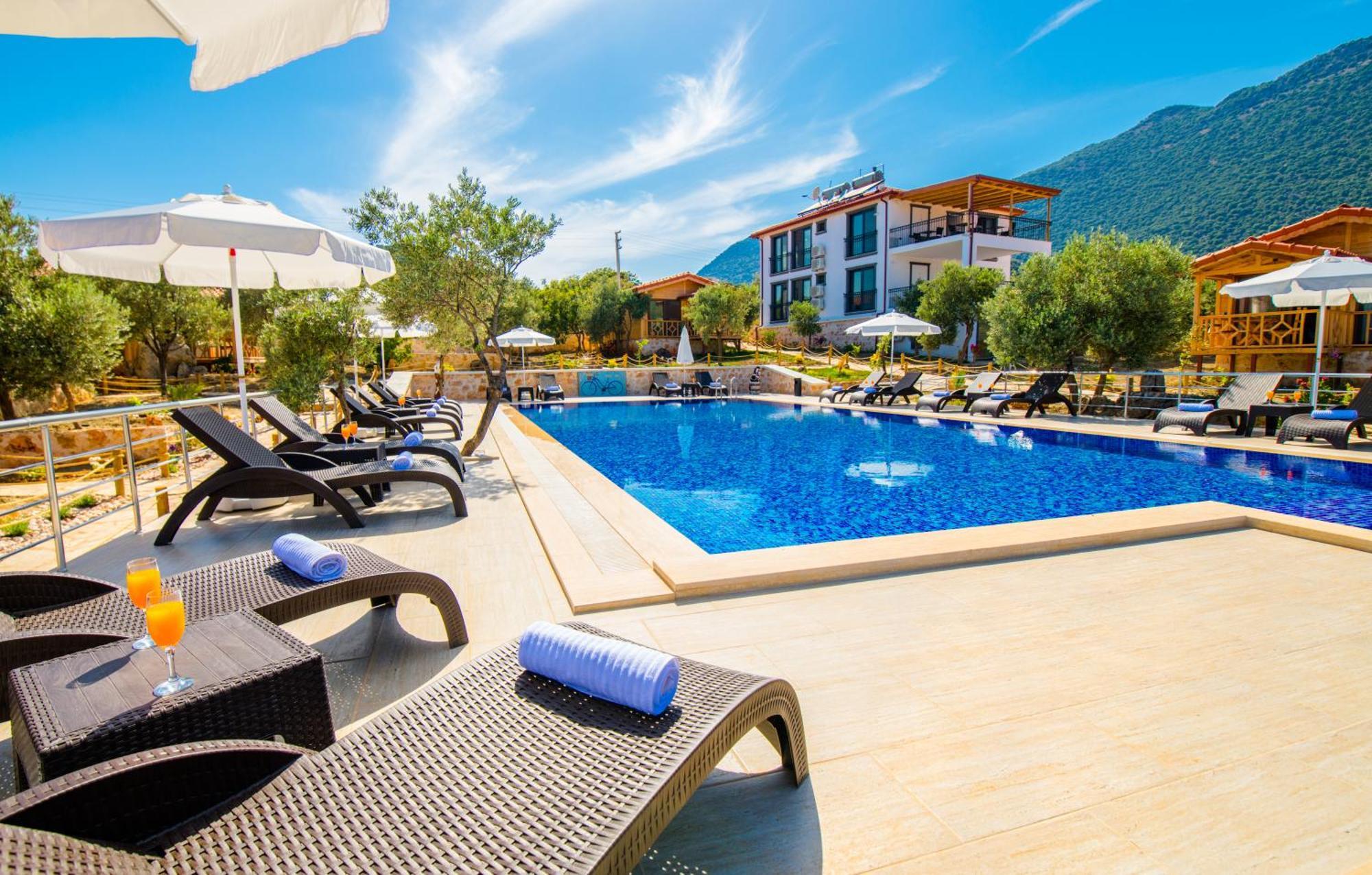 Doganin Ruhu Hotel & Bungalow Kaş Esterno foto